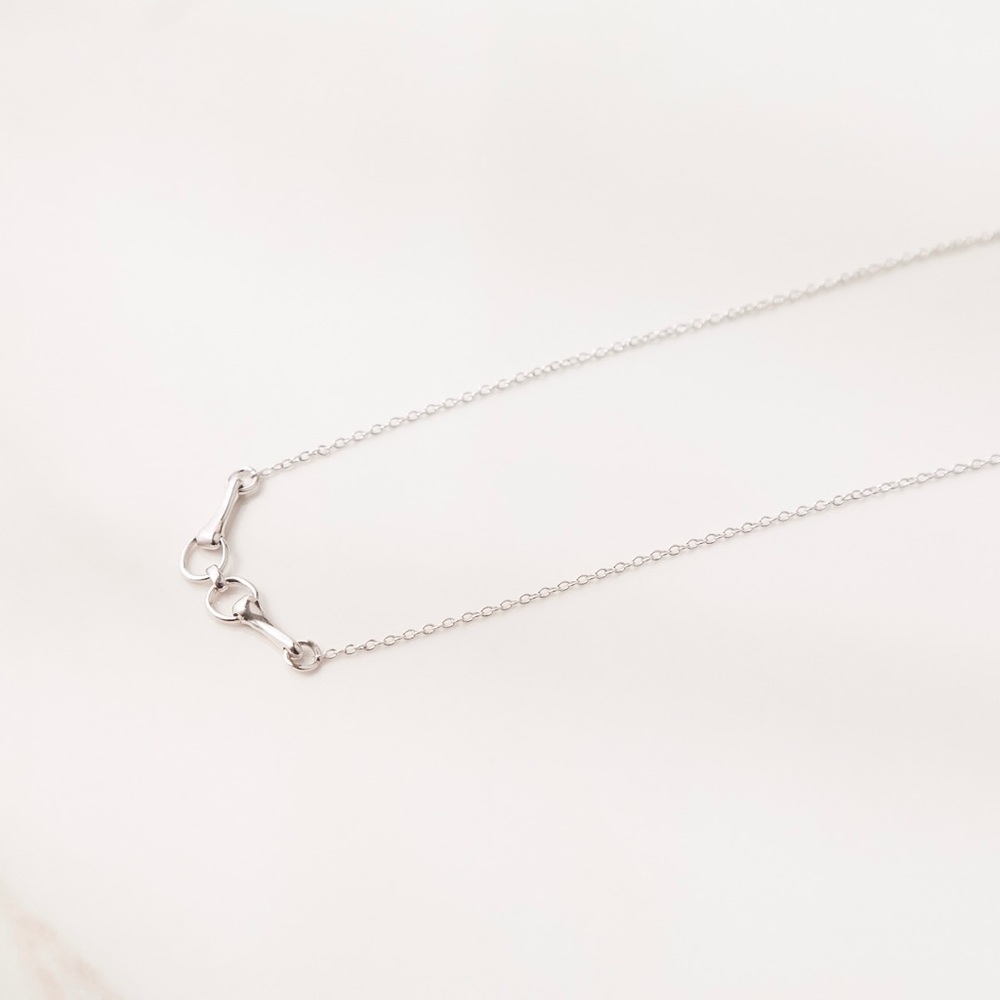 Horse Bit Necklace | 925 Sterling Silver - Picture 2 of 7